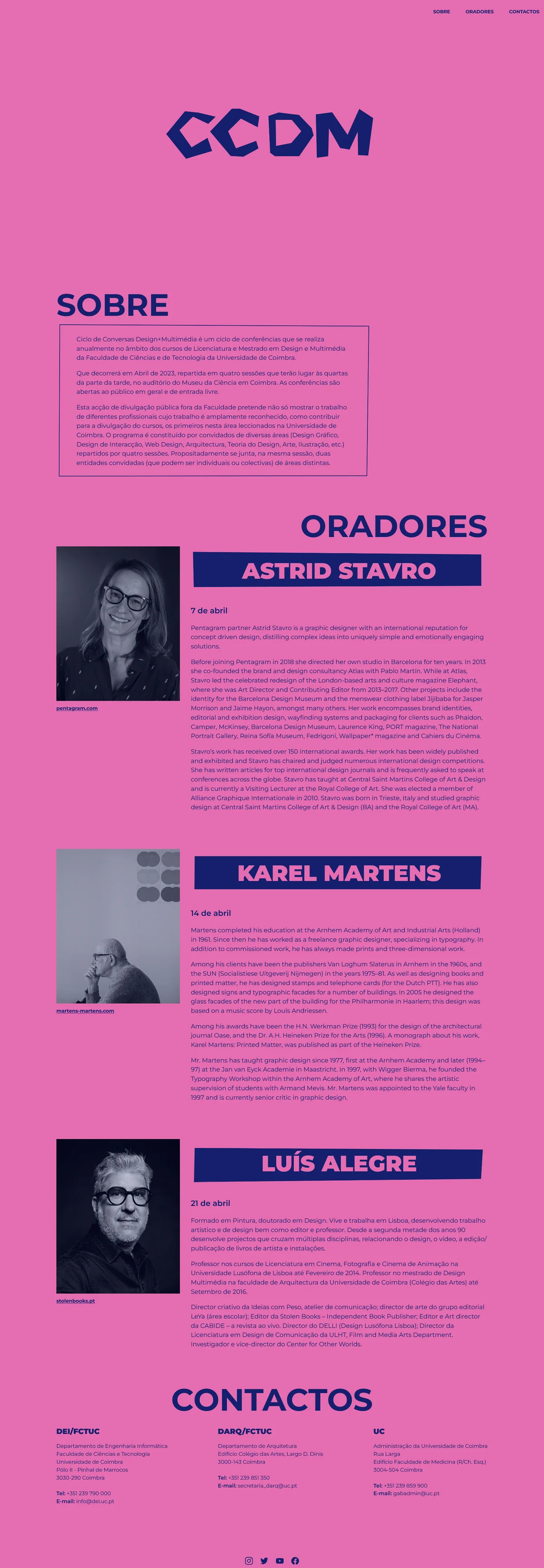 Preview of CCDM Website project
